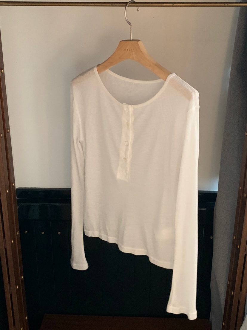 OBJET/LOVEUSU韓國直郵女士新款時尚推薦職業人氣長袖T恤OBJET/LOVEUSU長袖T恤圖色1