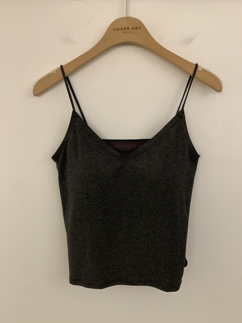 UNDER KEY韓國直郵女士新品26春夏職業時尚熱賣吊帶背心UNDER KEY吊帶/背心圖色3墨色