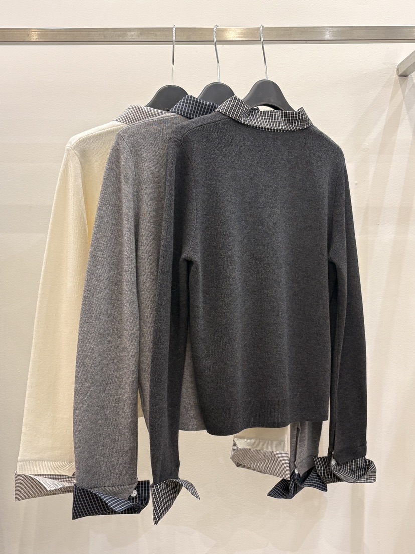 CICI東大門代購女裝新品熱賣職業時尚26春夏休閑針織衫拉鏈Ci Ci針織衫