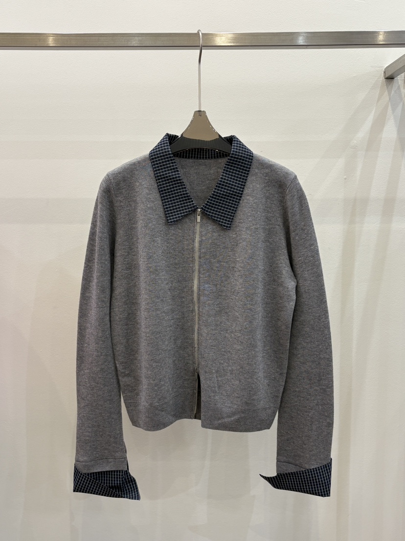 CICI東大門代購女裝新品熱賣職業時尚26春夏休閑針織衫拉鏈Ci Ci針織衫圖色2