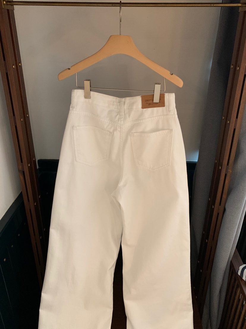 OBJET/LOVEUSU韓國代購女裝新款休閑時尚真品人氣牛仔褲OBJET/LOVEUSU牛仔褲