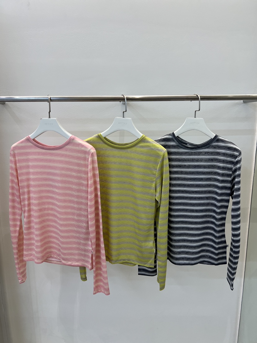 BETTER韓國直郵女士新款職業休閑時尚熱賣真品推薦長袖T恤BETTER長袖T恤
