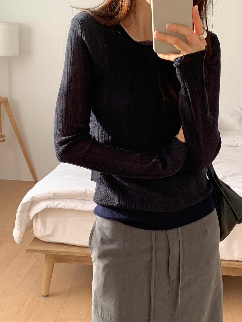 CICI東大門實拍女士新款推薦休閑熱賣人氣26春夏時尚針織衫Ci Ci針織衫