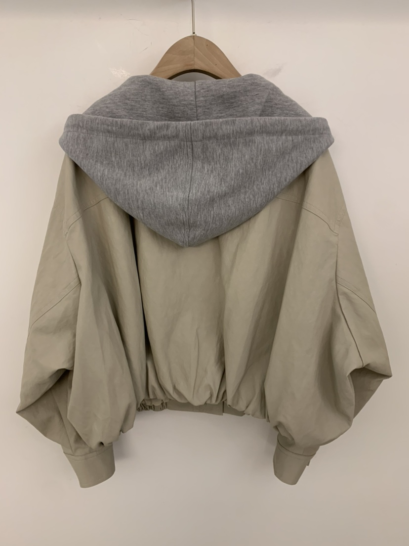 UNDER KEY東大門實拍女裝新品推薦真品休閑夾克連帽衫皮革UNDER KEY夾克