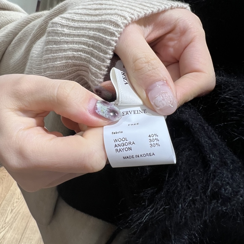 VERVEINE韓國代購女裝新品熱賣26春夏吊帶背心兩面可穿安哥拉VERVEINE吊帶/背心