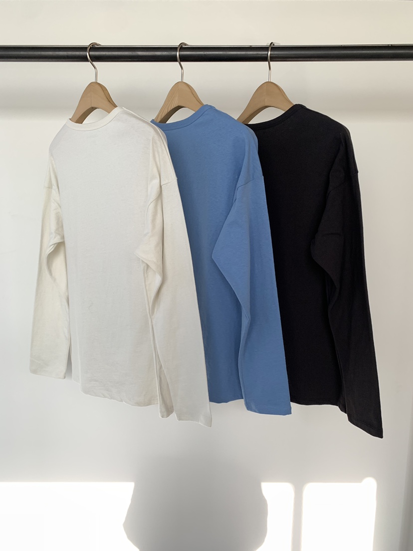 UNDERSON東大門實拍女士新款職業推薦時尚真品人氣長袖T恤UNDERSON長袖T恤