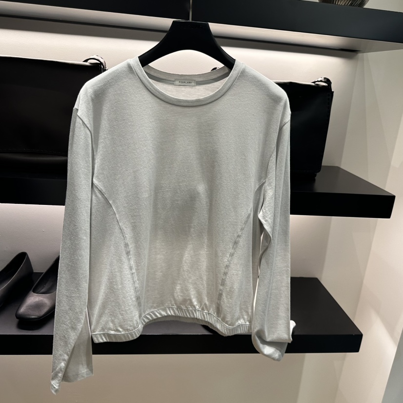 FEBRUARY 11東大門直郵女裝新款人氣26春夏熱賣職業長袖T恤FEBRUARY 11長袖T恤圖色1