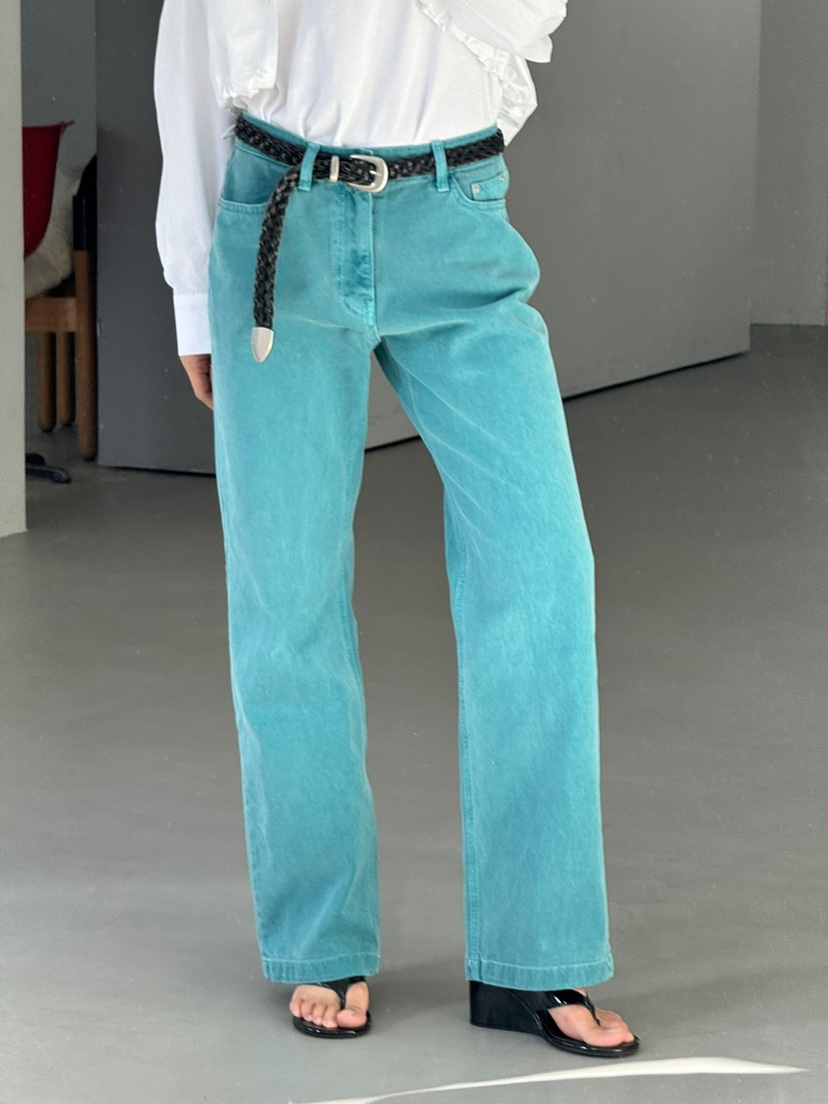 LIMLIMLIM韓國直郵女士新品熱賣人氣時尚真品休閑褲不含腰帶LIM LIM LIM休閑褲圖色2