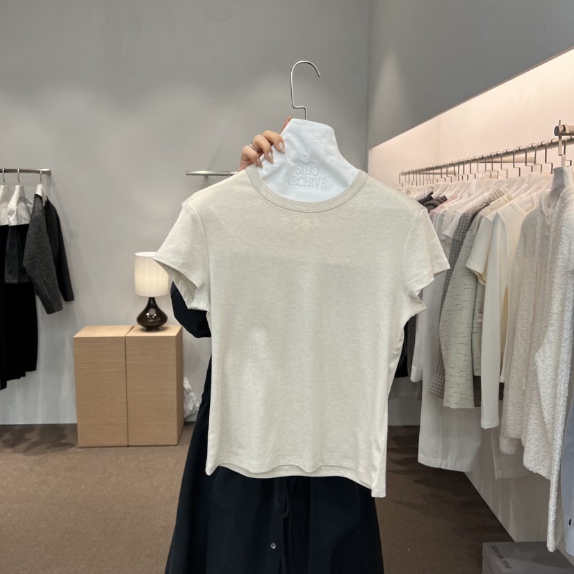 SIHO ARCHIVE韓國代購女士新款熱賣26春夏職業推薦T恤修身SIHO ARCHIVET恤圖色1