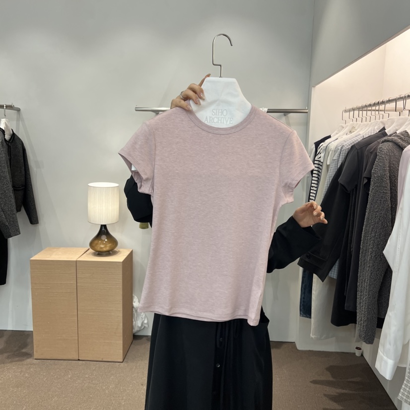 SIHO ARCHIVE韓國代購女士新款熱賣26春夏職業推薦T恤修身SIHO ARCHIVET恤圖色4