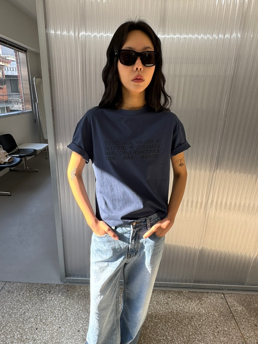 LIMLIMLIM東大門實拍女裝新款真品時尚26春夏熱賣T恤絲綢LIM LIM LIMT恤