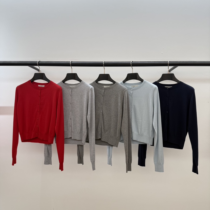 ID東大門實拍女士新品熱賣26春夏休閑推薦職業針織衫絲綢ID針織衫