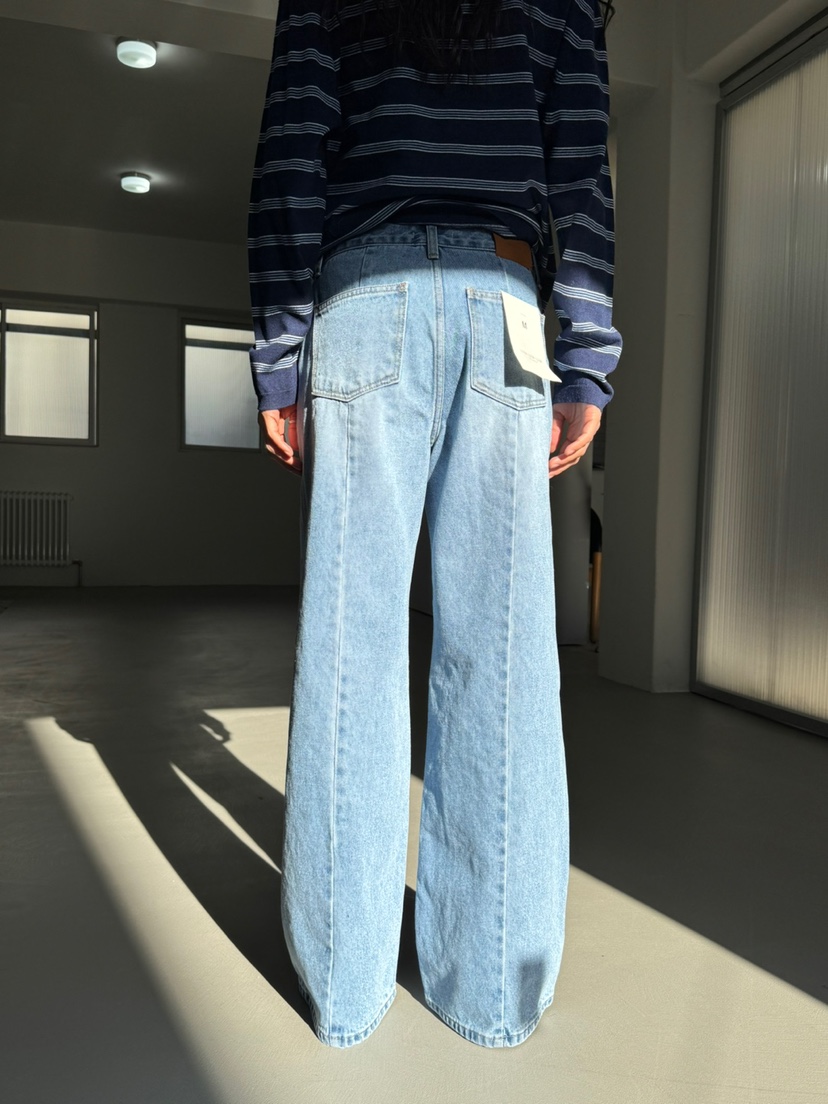 LIMLIMLIM東大門代購女裝新品熱賣26春夏推薦休閑牛仔褲寬松LIM LIM LIM牛仔褲