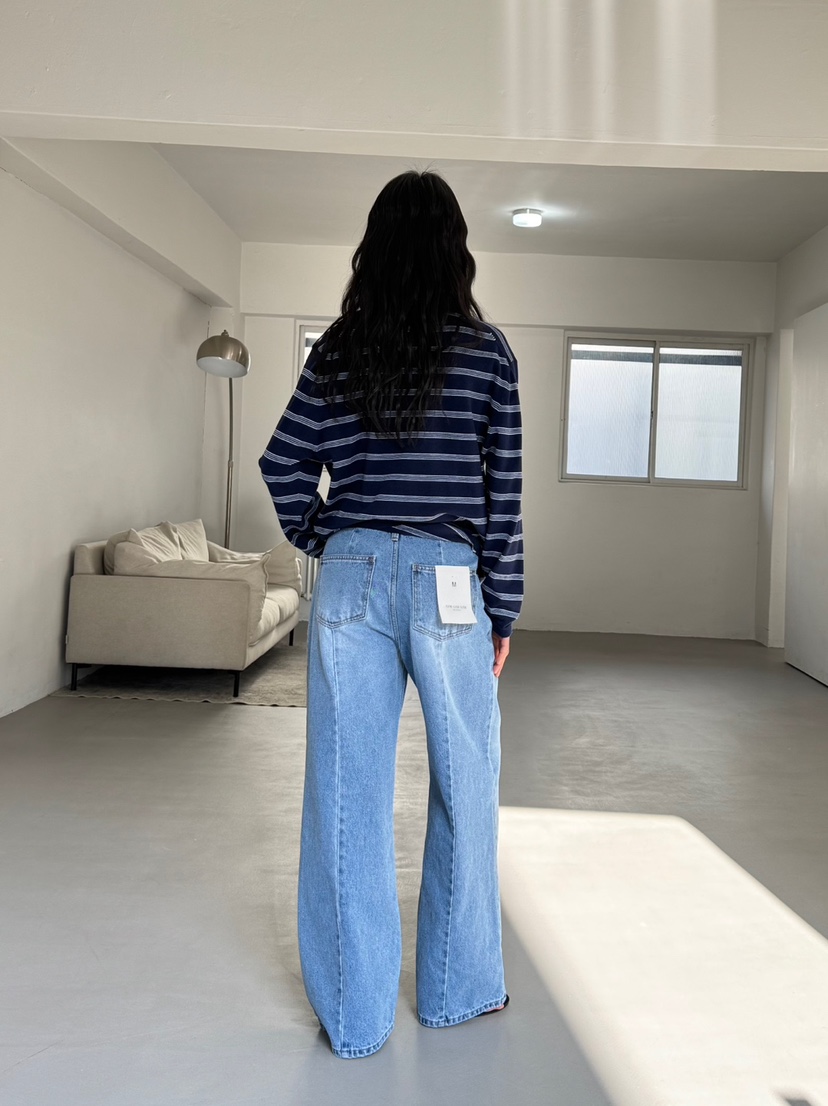 LIMLIMLIM東大門代購女裝新品熱賣26春夏推薦休閑牛仔褲寬松LIM LIM LIM牛仔褲