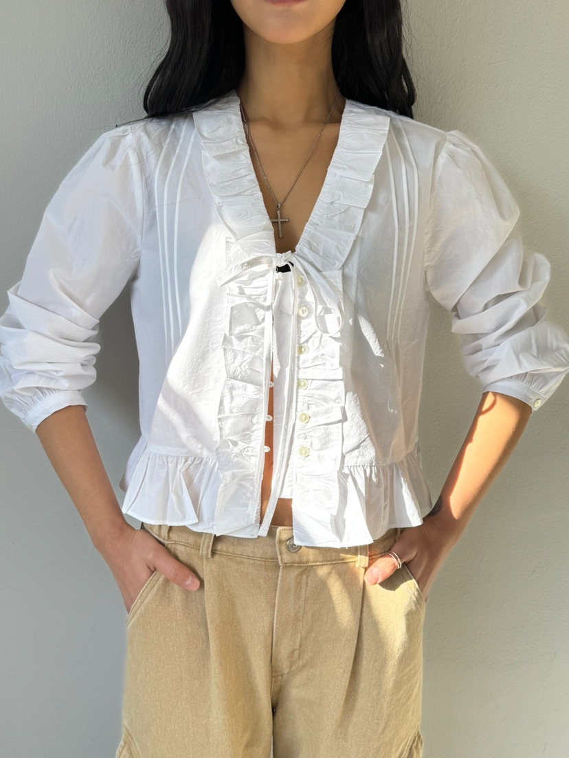 LIMLIMLIM東大門直郵女士新品職業真品人氣熱賣襯衫蕾絲衫LIM LIM LIM襯衫/蕾絲衫圖色1