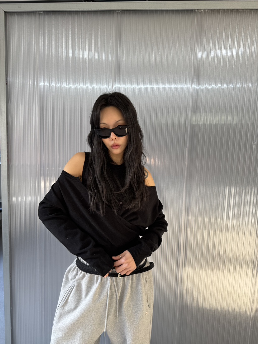 LIMLIMLIM東大門代購女裝新品休閑職業時尚人氣針織衫雙面LIM LIM LIM針織衫