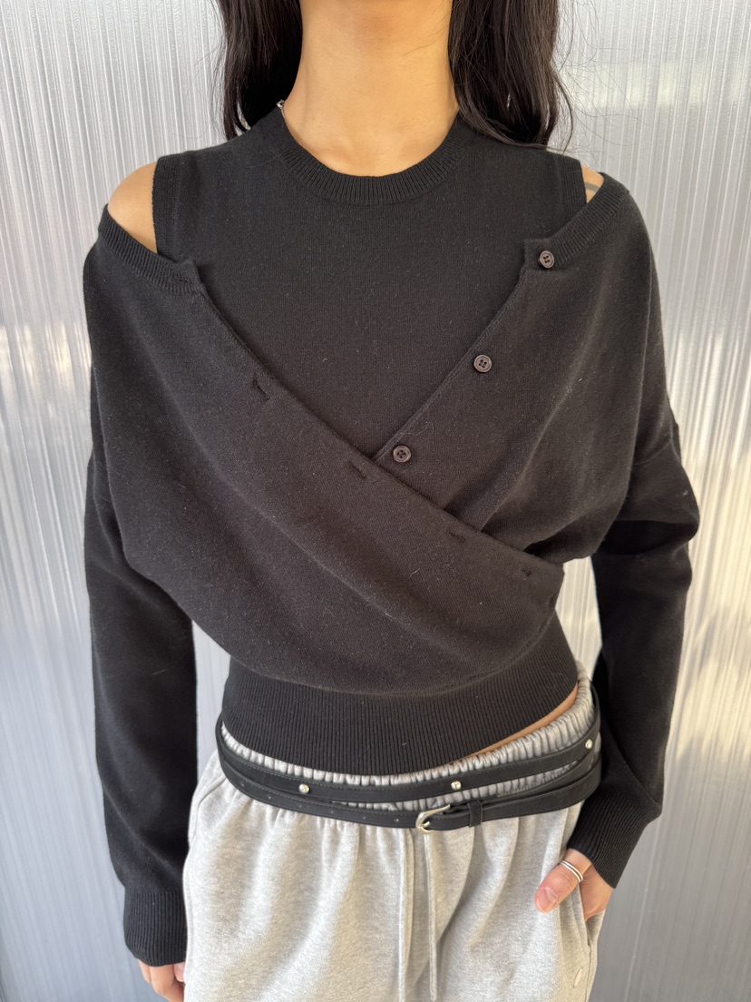 LIMLIMLIM東大門代購女裝新品休閑職業時尚人氣針織衫雙面LIM LIM LIM針織衫圖色5