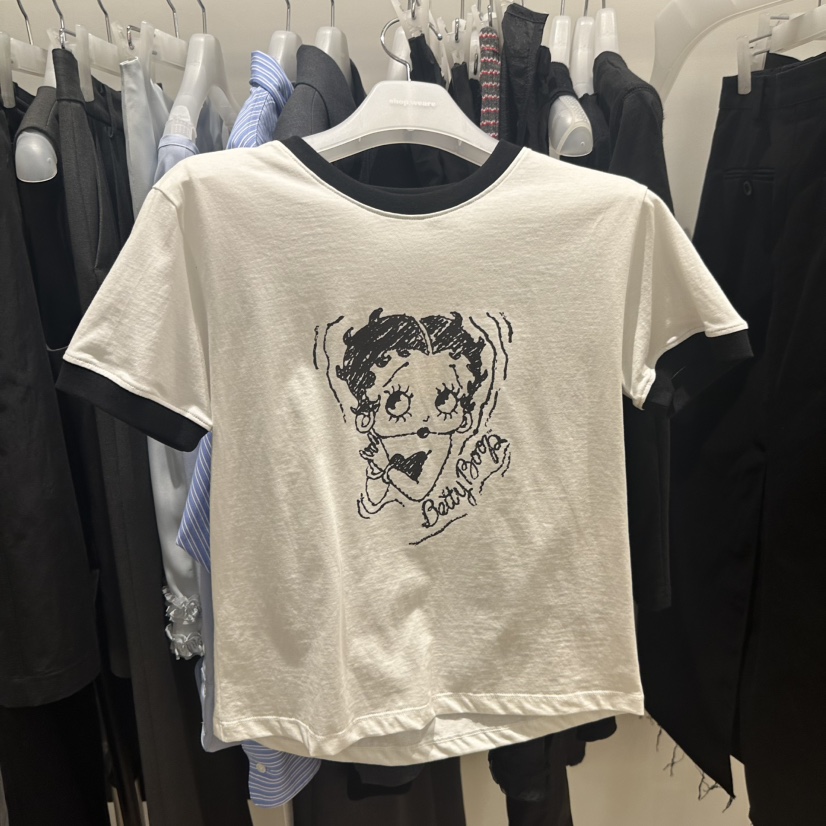 WE ARE/WELOVER東大門直郵女士新品熱賣時尚職業真品T恤SHOP_WE ARET恤圖色1