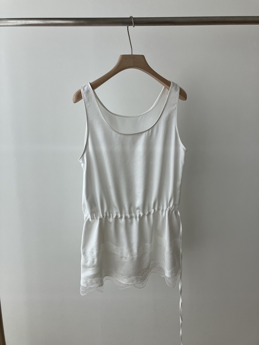 AND THE東大門代購女裝新款26春夏推薦人氣吊帶背心蕾絲AND THE吊帶/背心圖色1