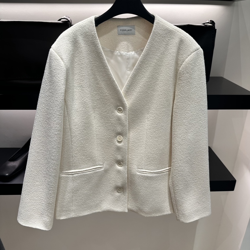 FEBRUARY 11韓國代購女裝新款人氣真品休閑熱賣26春夏夾克FEBRUARY 11夾克圖色1