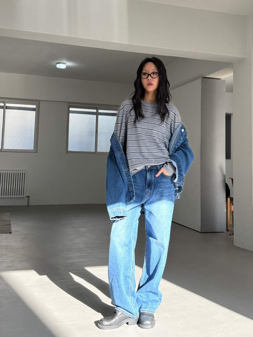 LIMLIMLIM韓國代購女士新款真品人氣推薦時尚熱賣休閑牛仔褲LIM LIM LIM牛仔褲