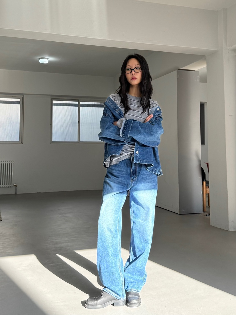 LIMLIMLIM韓國代購女士新款真品人氣推薦時尚熱賣休閑牛仔褲LIM LIM LIM牛仔褲