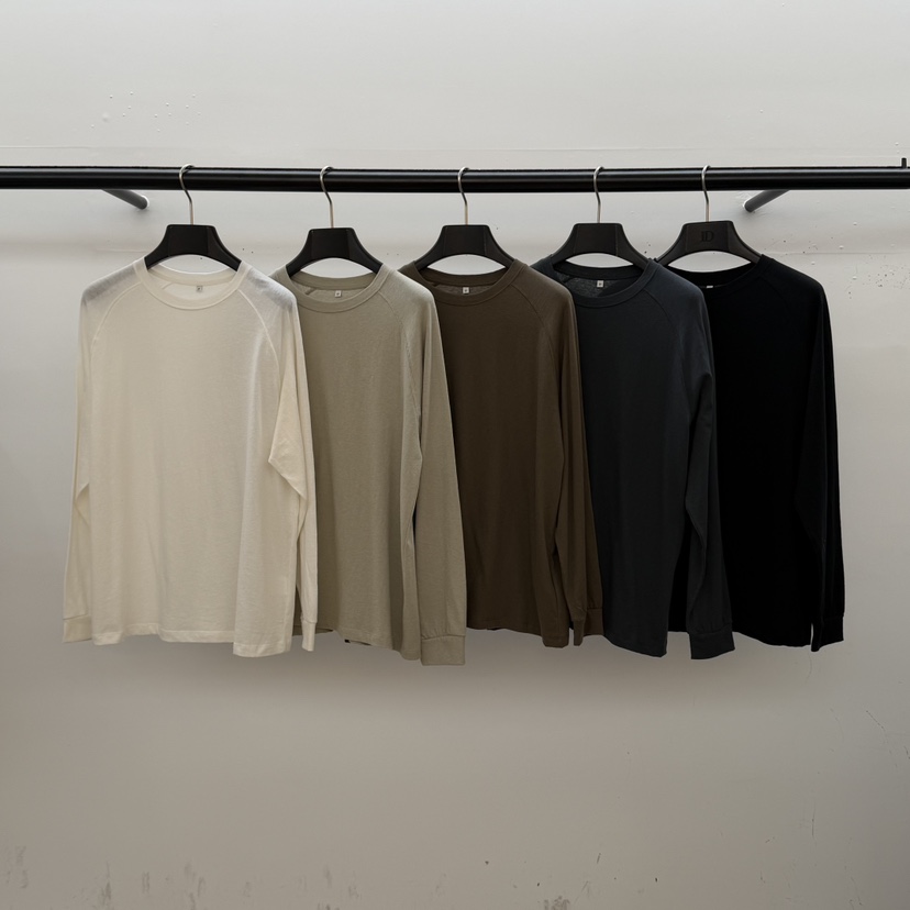 ID東大門直郵女士新款26春夏時尚人氣休閑職業熱賣長袖T恤ID長袖T恤