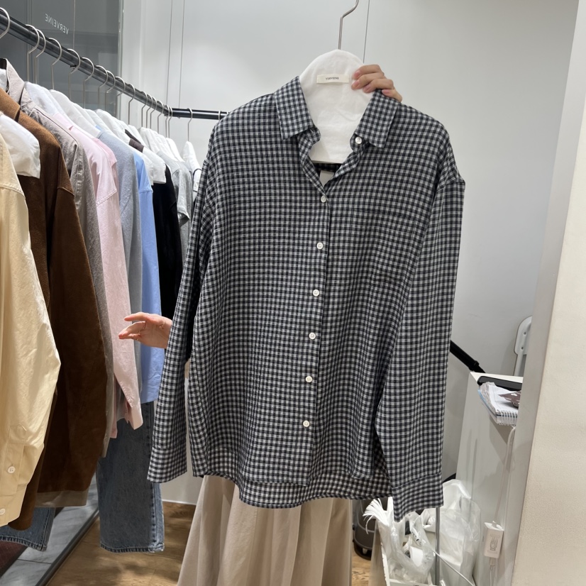 VERVEINE東大門直郵女裝新款推薦時尚26春夏熱賣襯衫蕾絲衫VERVEINE襯衫/蕾絲衫圖色2