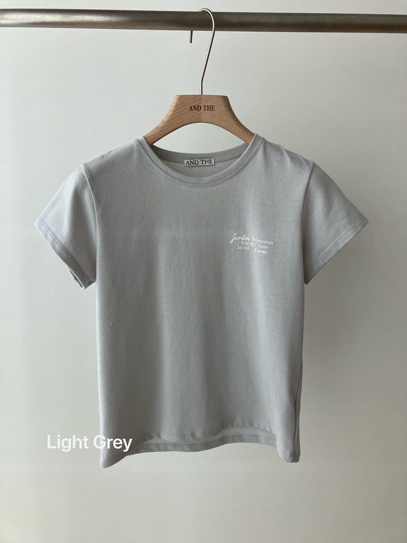 AND THE韓國直郵女士新品26春夏推薦時尚休閑熱賣職業T恤AND THET恤圖色1