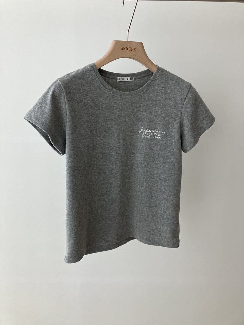 AND THE韓國直郵女士新品26春夏推薦時尚休閑熱賣職業T恤AND THET恤圖色3