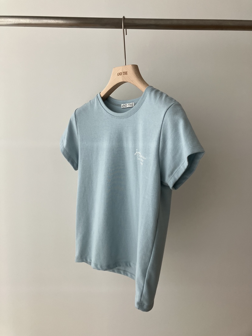 AND THE韓國直郵女士新品26春夏推薦時尚休閑熱賣職業T恤AND THET恤圖色4