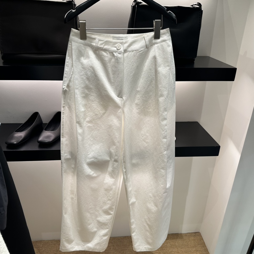 FEBRUARY 11韓國代購女士新品人氣休閑推薦職業休閑褲棉質FEBRUARY 11休閑褲圖色1