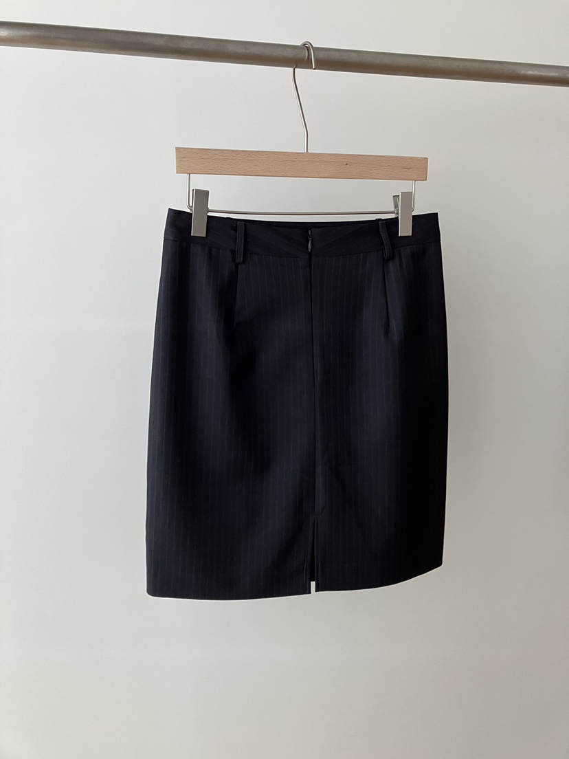 AND THE東大門代購女士新款職業推薦休閑真品熱賣短裙條紋AND THE短裙