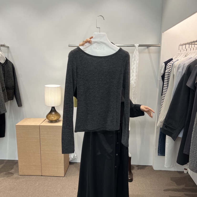 SIHO ARCHIVE東大門直郵女士新款26春夏人氣熱賣長袖T恤SIHO ARCHIVE長袖T恤圖色5
