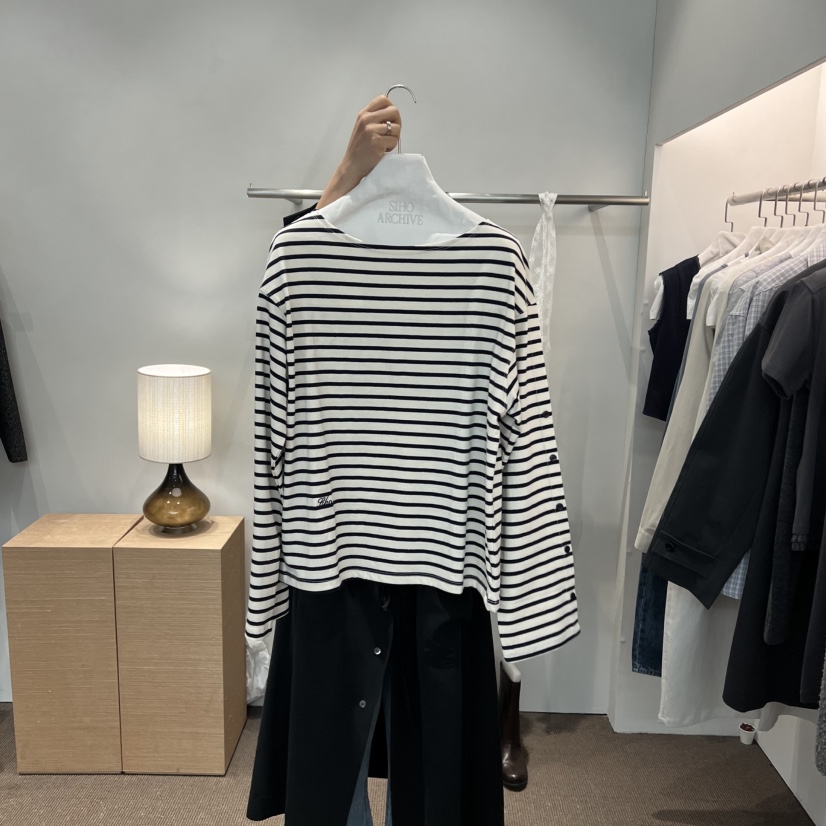 SIHO ARCHIVE東大門實拍女士新品26春夏休閑真品長袖T恤SIHO ARCHIVE長袖T恤圖色2