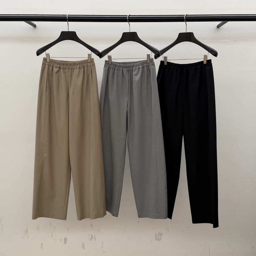 ID東大門實拍女士新款真品人氣26春夏推薦休閑休閑褲羊毛ID休閑褲