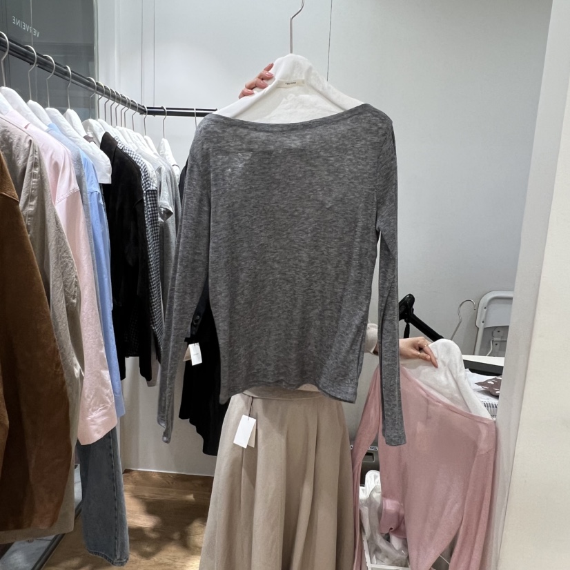 VERVEINE東大門實拍女士新款職業休閑時尚真品人氣長袖T恤VERVEINE長袖T恤圖色3