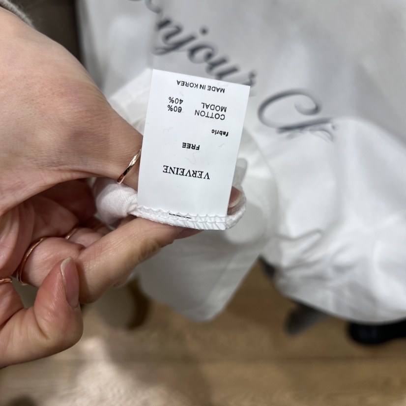 VERVEINE東大門代購女士新品人氣推薦時尚26春夏職業熱賣T恤VERVEINET恤