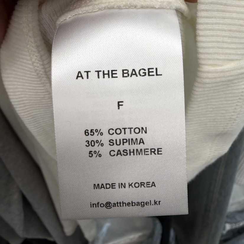 AT THE BAGEL韓國直郵女士新品人氣休閑熱賣真品長袖T恤AT THE BAGEL長袖T恤