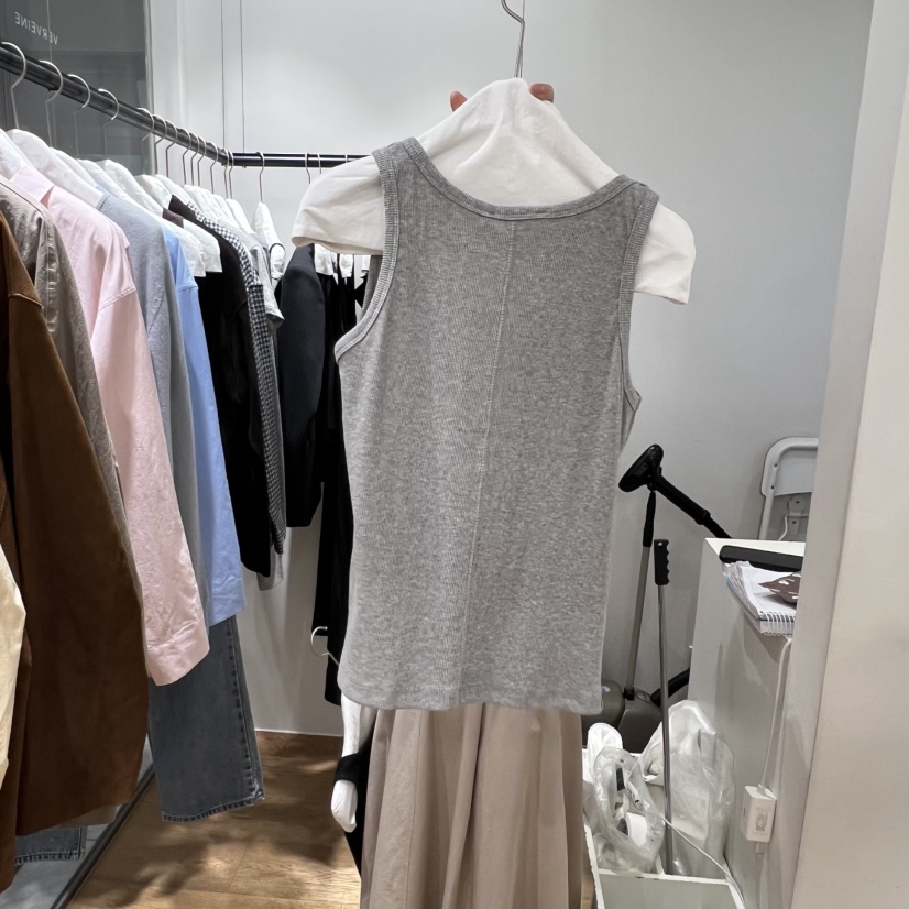 VERVEINE韓國代購女裝新品推薦人氣休閑熱賣職業吊帶背心VERVEINE吊帶/背心