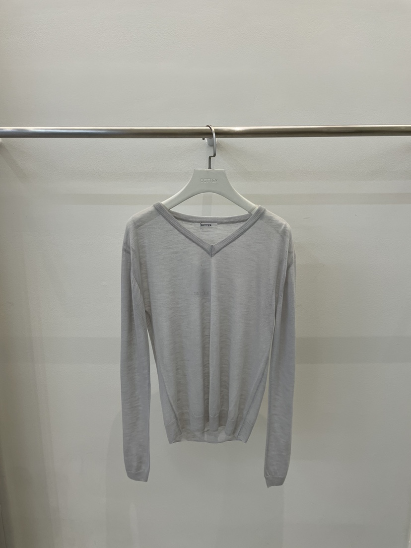 BETTER東大門實拍女裝新款熱賣推薦人氣時尚休閑長袖T恤V領BETTER長袖T恤圖色4