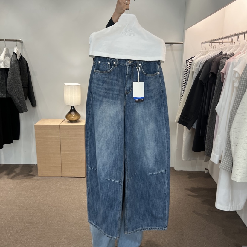 SIHO ARCHIVE韓國直郵女裝新款推薦熱賣休閑職業真品牛仔褲SIHO ARCHIVE牛仔褲圖色2