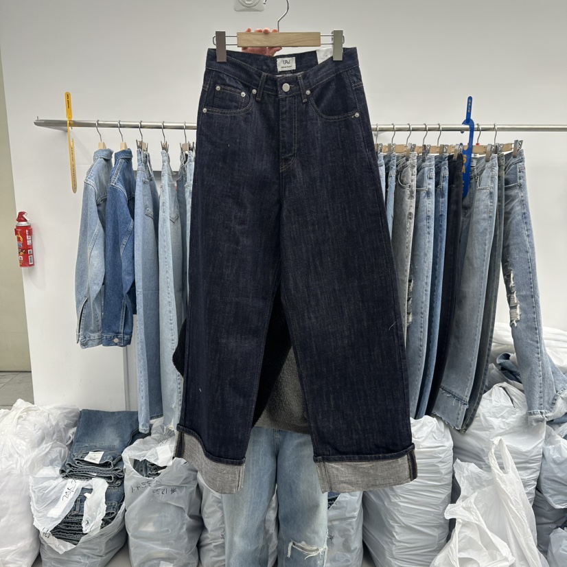 PAI東大門實拍女裝新款真品26春夏職業休閑時尚人氣牛仔褲[PΛi]_PAi牛仔褲圖色1