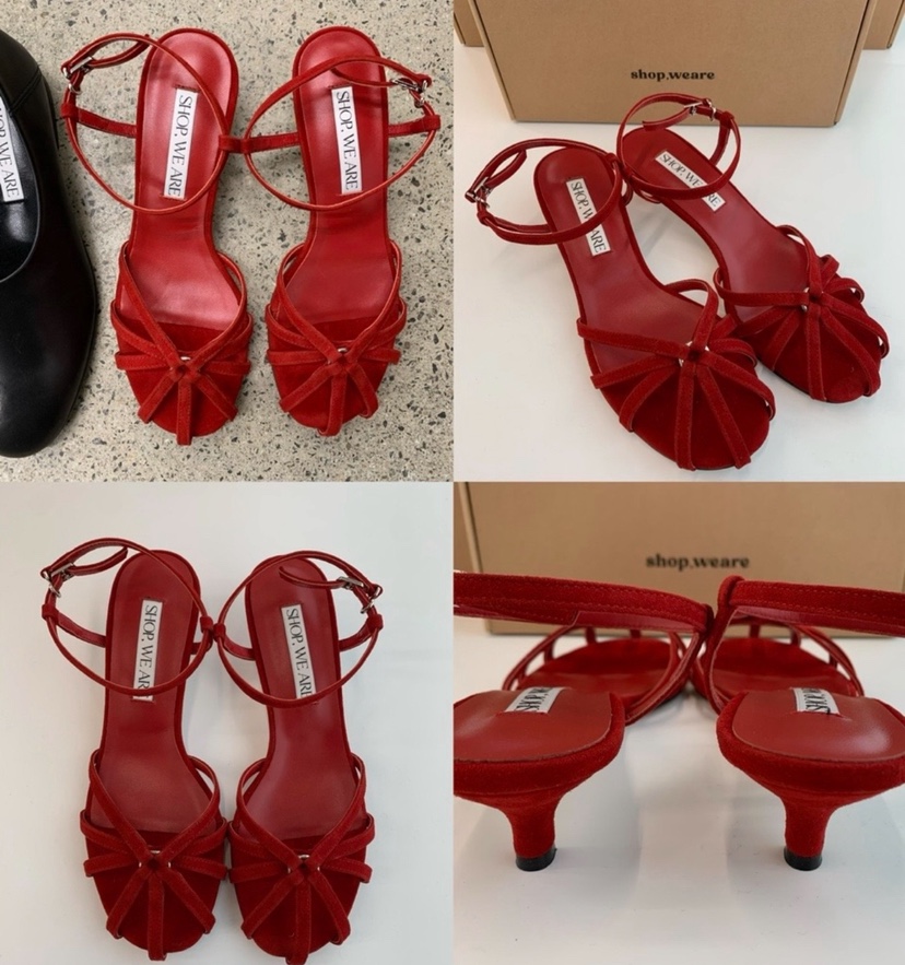 WE ARE/WELOVER東大門直郵女士新款26春夏涼鞋拖鞋絨面革SHOP_WE ARE涼鞋/拖鞋