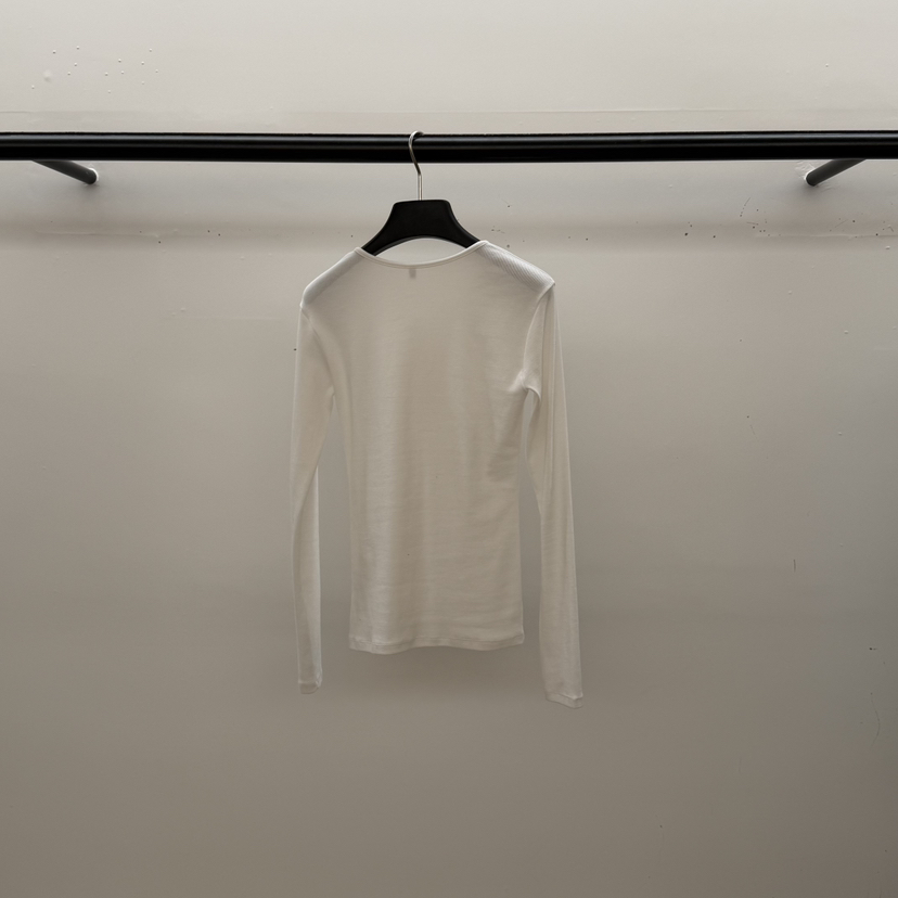 ID東大門代購女裝新款休閑時尚真品熱賣人氣推薦長袖T恤紐扣ID長袖T恤