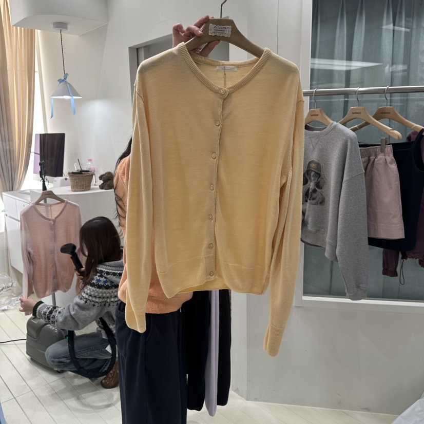 OURMOMENT韓國代購女士新品真品26春夏時尚推薦休閑針織衫OURMOMENT針織衫圖色4