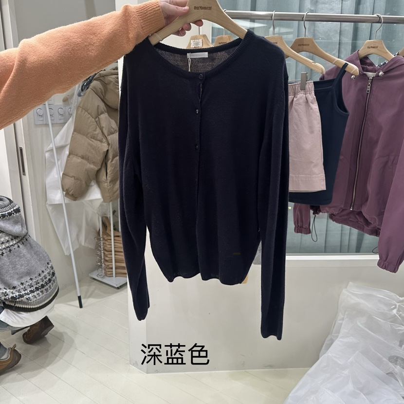 OURMOMENT韓國代購女士新品真品26春夏時尚推薦休閑針織衫OURMOMENT針織衫圖色6