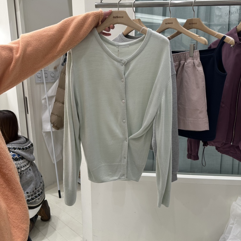 OURMOMENT韓國代購女士新品真品26春夏時尚推薦休閑針織衫OURMOMENT針織衫圖色8