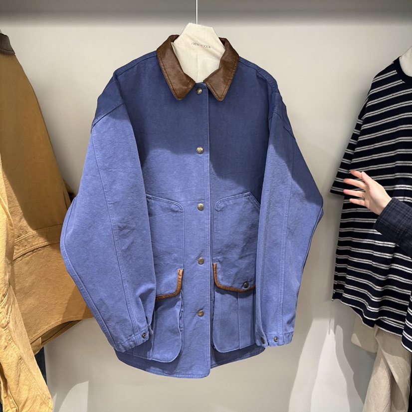 FRENCH DOOR東大門直郵女士新品時尚休閑26春夏熱賣夾克FRENCH DOOR夾克圖色1