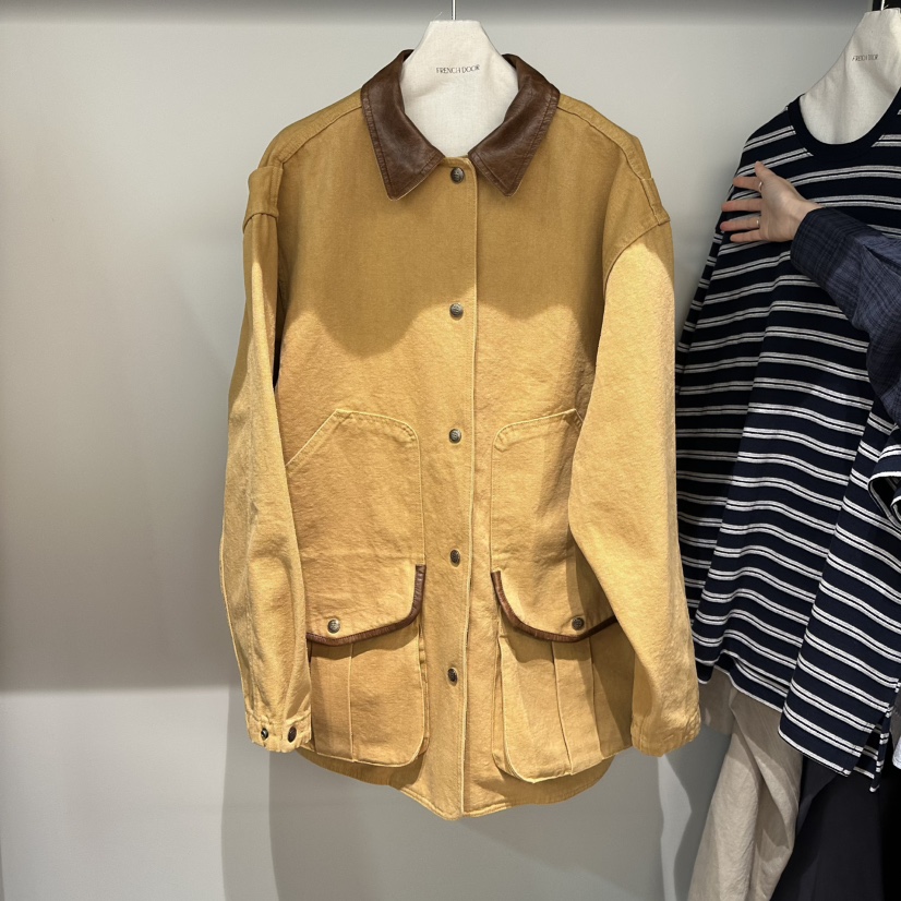 FRENCH DOOR東大門直郵女士新品時尚休閑26春夏熱賣夾克FRENCH DOOR夾克圖色2